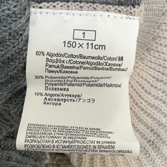 🧓🏼MT Mayoral angora and cotton blend layered scarf - Picture 5 of 6